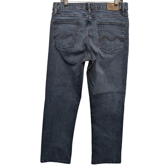 Urban Star Jeans Men 36x30 Blue Dark Wash Straight Leg Stretch Denim - Picture 3 of 13
